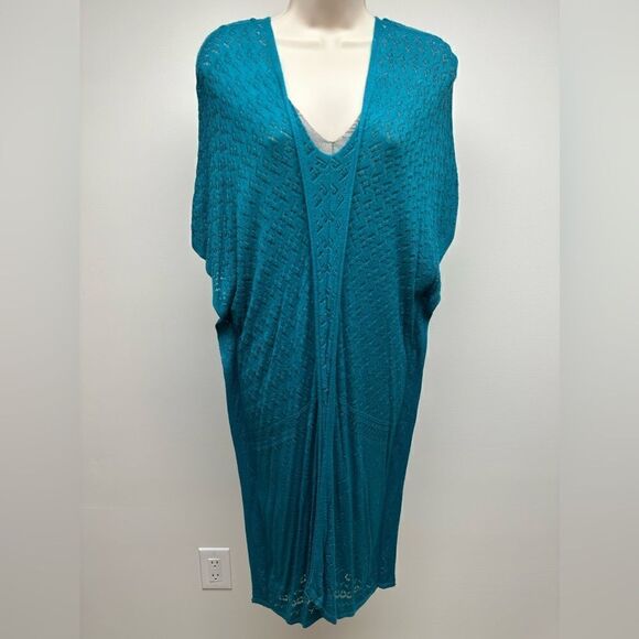MIKAEL AGHAL open Knit layered sleeveless sweater dress - Picture 1 of 6